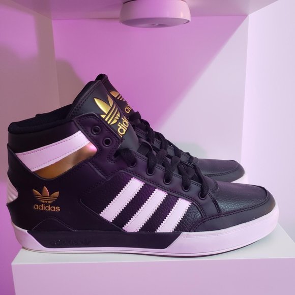 SOLD- Adidas Mens Hard Court High Top Sneakers - Picture 5 of 9